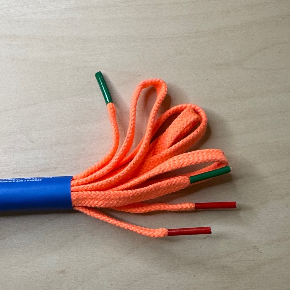 NWT Adidas Vibrant Orange Shoelaces - Picture 3 of 4